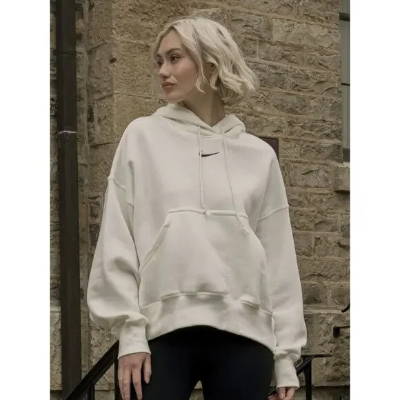 Nike Phoenix Fleece Pullover Hoodie Women's Size Small Oversized Center Swoosh - Picture 6 of 11